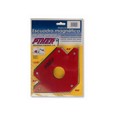 ESCUADRA Q-3 GRANDE 140MM MAGNETICA