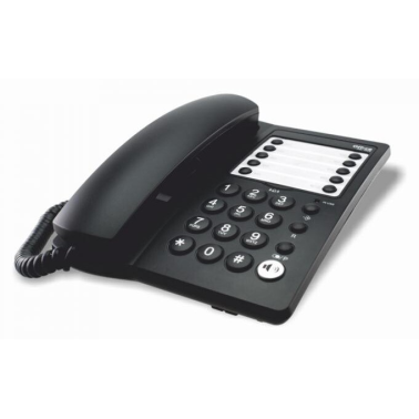 HG-1020 TELEFONO SOBREMESA NEGRO OFFICE HAEGER