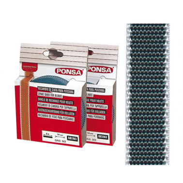 CINTA PERSIANA Nº1 05MT 22MM GRIS BL