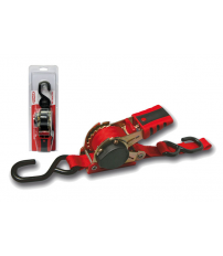 RATCHET RETRACTIL GANCHO CERRADO  500KG 2,4MT 25MM BL