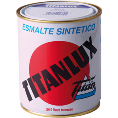 PINTURA ESMALTE TITANLUX BCO.EXT.750ML