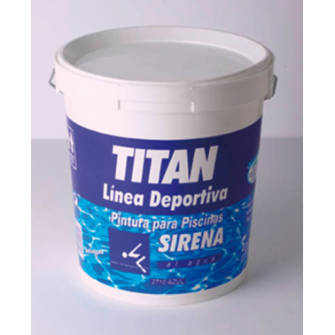 PINTURA PISCINA TITAN SIRENA AL AGUA
