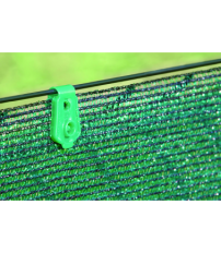 CLIP P/MALLA FIXATEX 68X20MM VERDE 20PZ