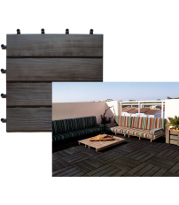 LOSETA TERRANITE POLIPROPILENO 40X40 MARRON