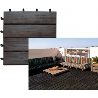 LOSETA TERRANITE POLIPROPILENO 40X40 MARRON