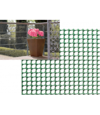 MALLA PLASTICA INTERMAS BALCONET VERDE ROLLO 25 METROS