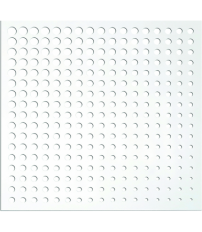 PANEL DECORATIVO MOON 1X1M BLANCO