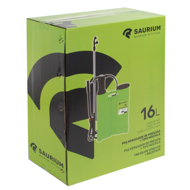 48521 16L PULVERIZADOR MANUAL C/LANZA INOX