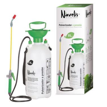 403015040 PULVERIZADOR MANUAL C/LANZA 8L NAVELIS