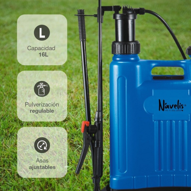 403015041 PULVERIZADOR MANUAL C/LANZA 16L NAVELIS