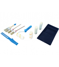 68409 JUEGO DE PINTURA BANDEJA PALETINA 2 BROCHAS RODILLO Y 3 RECAMBIOS 100mm MADER