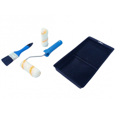 68406 JUEGO DE PINTURA BANDEJA PALETINA RODILLO Y RECAMBIO 100mm MADER