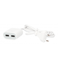 105515004 CARGADOR 2 USB 5V 2,4A CON ALARGO 1,5m GSC