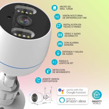 405025000 CAMARA EXTERIOR VISION NOCTURNA A COLOR 1080p 2MP GSC