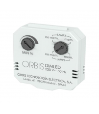 REGULADOR LUZ PARA CAJA MECANISMO DIMLED ORBIS