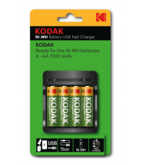 30424265 CARGADOR PILAS USB AA 4X2100mAh KODAK