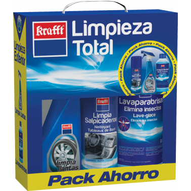 KIT AUTO LIMPIEZA KRAFFT TOTAL
