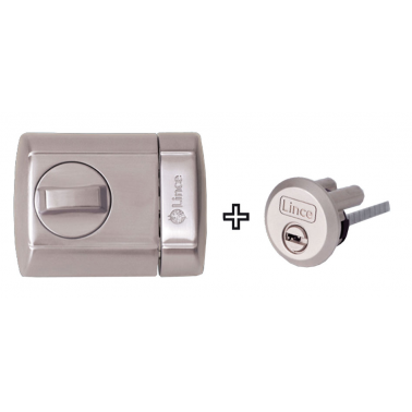 CERROJO LINCE SUPRA KEY 4930-HC NIQUELADO