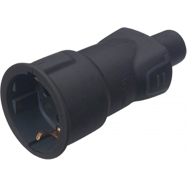 BASE CAUCHO 050197 2P+T 230V/16A NGR