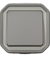 INTERRUP.PLEXO PULSADOR SUP GRIS