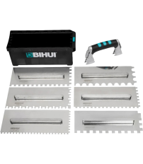 JUEGO 8 LLANAS INOX 28CM DENTADAS PTSJH8