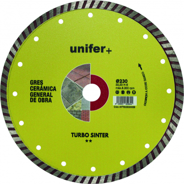 DISCO DIAMANTE TURBO SINTER WTSI230XX68