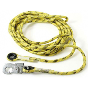 CUERDA POLIAMIDA 14MM 20MT CON MOSQUETON SAFETOP