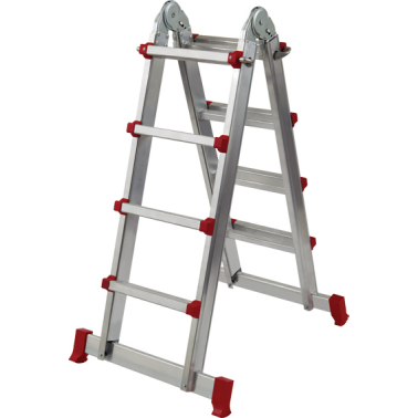 ESCALERA TELESCOPICA ALUMNIO ALUMINIO 4,83M 4X5P EN-131