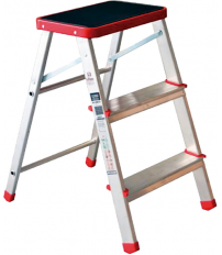 TABURETE ALUMINIO 3-PELDAÑOS