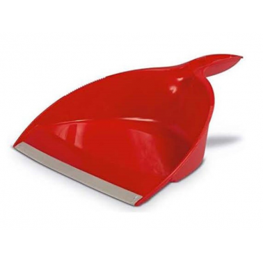 61901 RECOGEDOR DE MANO CON GOMA ROJO TONKITA DINTEX