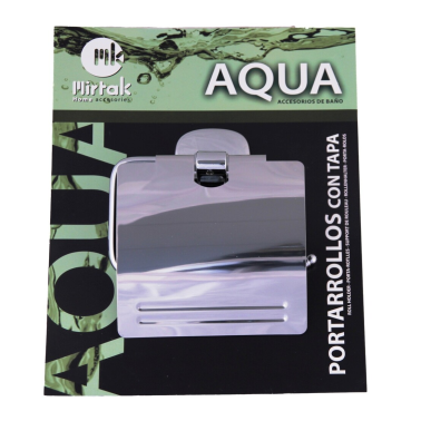 B-30162 PORTAROLLOS CROMO SERIE AQUA MIRTAK