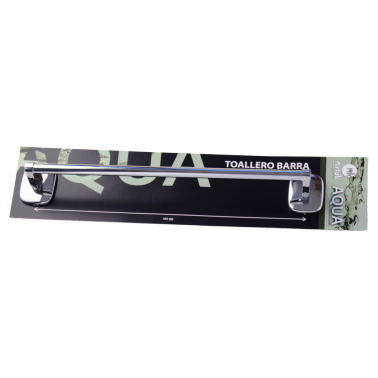 B-30167 TOALLERO CROMO SERIE AQUA 400mm. MIRTAK