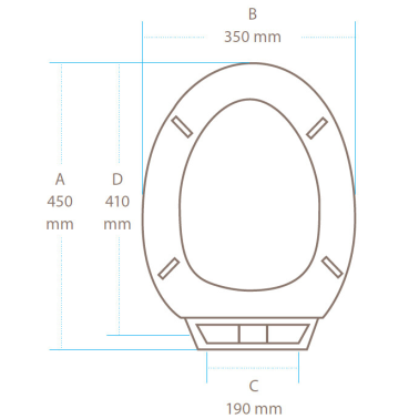 CA-62550 TAPA WC STANDARD PLASTICO BLANCA