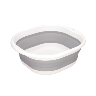 402010012 BARREÑO PLEGABLE 9L GRIS DOVELIS