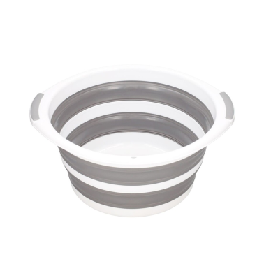 402010013 BARREÑO PLEGABLE 12L GRIS DOVELIS