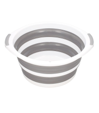 402010014 BARREÑO PLEGABLE 17L GRIS DOVELIS