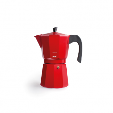 612309 CAFETERA ALUMINIO BAHIA RED 9 TAZAS IBILI