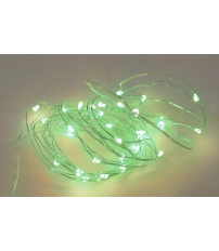 5204404 GUIRNALDA ALAMBRE LED VERDE 2M PILAS