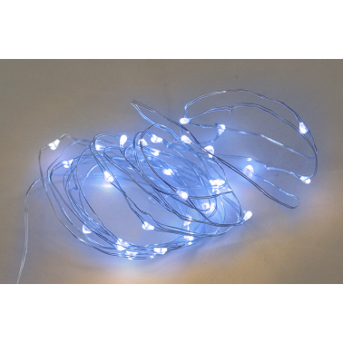 5204415 GUIRNALDA ALAMBRE LED AZUL 5MT 230V.