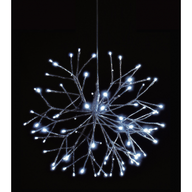 00809 5m GUIRNALDA ESTRELLAS 120 LEDS BLANCO FRIO