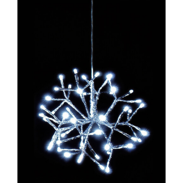 00807 5m GUIRNALDA ESTRELLAS 48 LEDS BLANCO FRIO