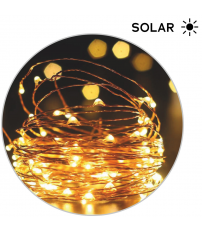 79.750/12/CAL 12m MINI GUIRNALDA LED SOLAR 3200K ELECTRO DH