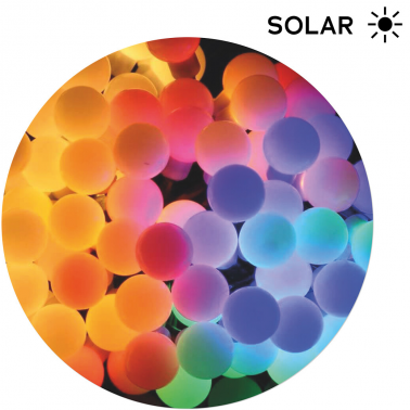 79.760/6.5/RGB 6,5m GUIRNALDA LED MINIBALL SOLAR RGB ELECTRO DH
