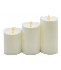 204800001 3ud VELA DECORATIVA LED CERA GSC