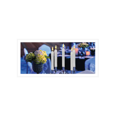 204800004 6ud VELA DECORATIVA LED CANDELABRO GSC