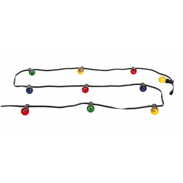 3400 GUIRNALDA LUCES DE CADENA BOMBILLA NIRVANA COLORES 4,7m IP44