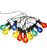3400S GUIRNALDA LUCES DE CADENA BOMBILLA NIRVANA COLORES 7,5m IP44
