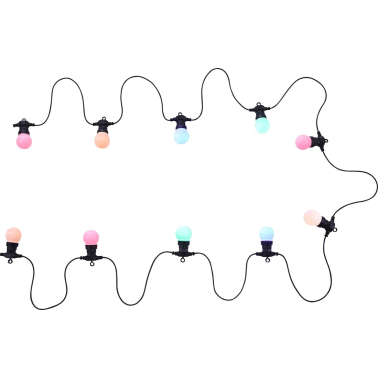 3407 GUIRNALDA LUCES DE CADENA LED NIRVANA COLORES 4,5m IP44