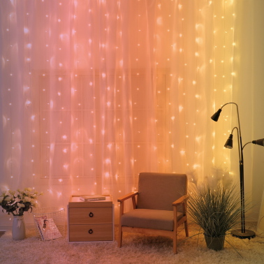 204605007 CORTINA LED LUMINOSA 2X2M RGB GSC