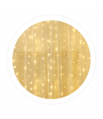 204605009 CORTINA LED LUMINOSA 3X1M LUZ CÁLIDA GSC
